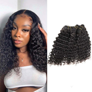 Ali Annabelle Peruvian Remy Deep Wave Human Hair 3 4 Bundles Deal